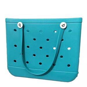 NEW Teal Baby Bogg Style Beach Tote Bag Medium Size